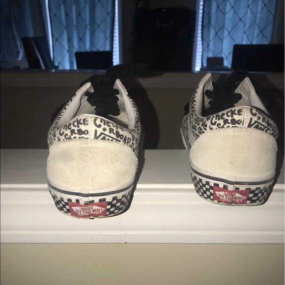 2 vans , red high tops and DIY vans - Picture 2 of 8